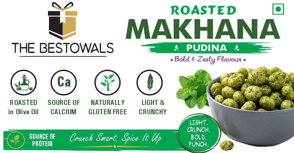 Roasted Makhana 90 Gm(Pudina)