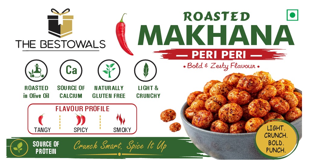 Roasted Makhana 90 Gm(Peri Peri)